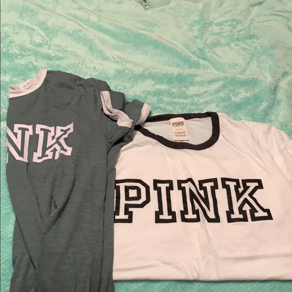 two barely worn PINK